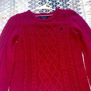 Burgundy sweater